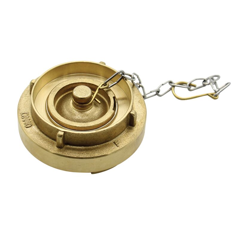 Blank Cap & Chain Storz 2 1/2" Brass