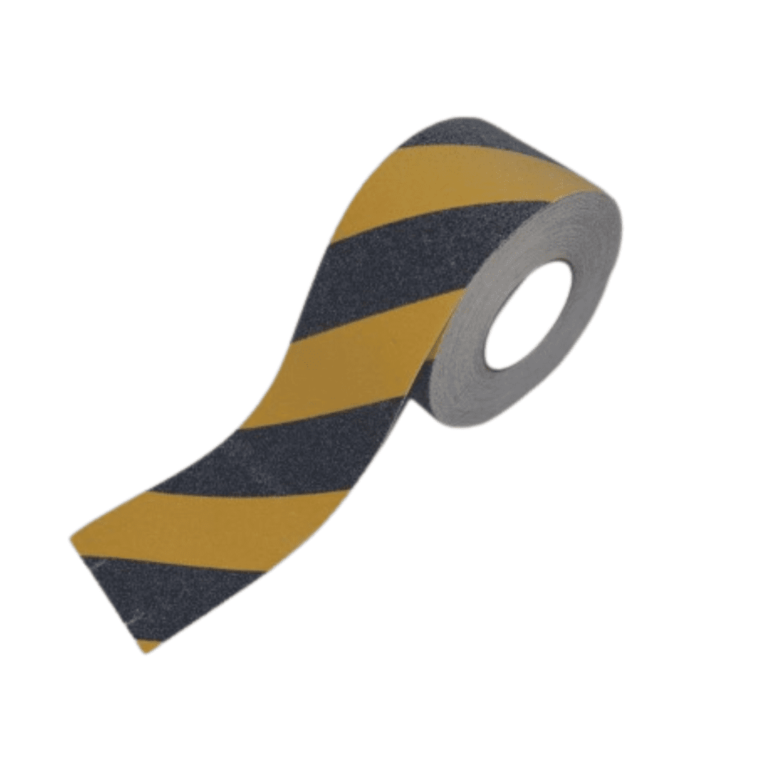 AntiSlip tape black/yellow 100mm x 18.3mtr